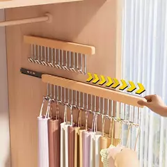 Perchero retráctil Wood - tienda online