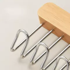 Perchero retráctil Wood - Erinfebo