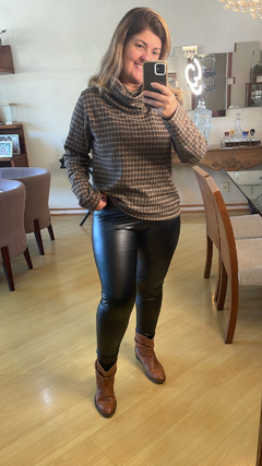 Calça courinho felpudo - comprar online