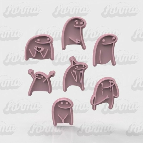 Set x 7 Sellos Flork - Florky - Deformitos 5cm