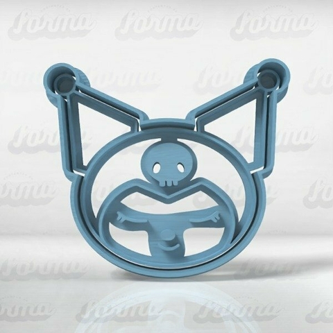 Cortante + Sello Kuromi Cara