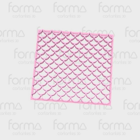 Texturador Escamas Sirena