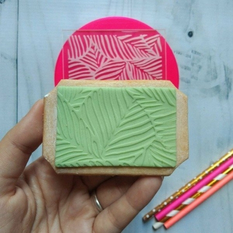 Texturador Acrilico Hojas