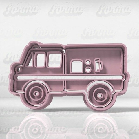 Cortante + Sello Camion de Bomberos