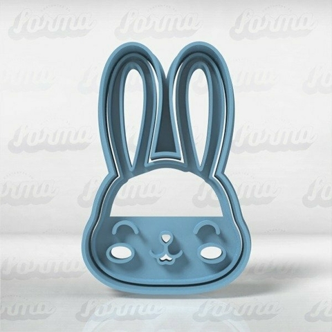 Conejo cara Modelo Forma