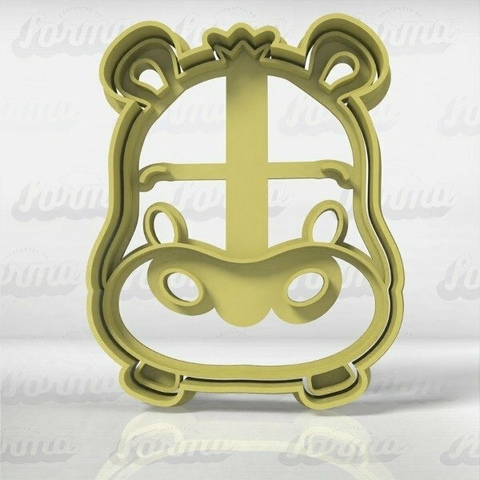 Cortante + Sello Cara de Hipopotamo