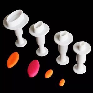 Set x 4 Cortantes con Expulsor Ovalo