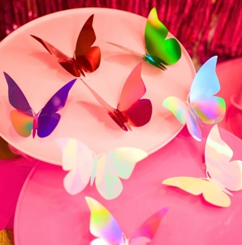 Mariposas Iris x12 Unidades