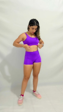 Short Cross Lilás - comprar online