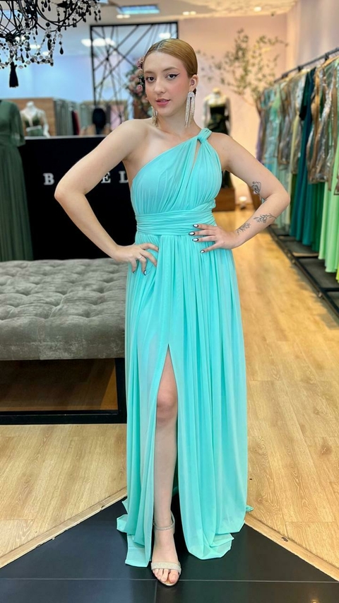 Vestido em tule Manuelly Tiffany Claro (Multiformas) - comprar online