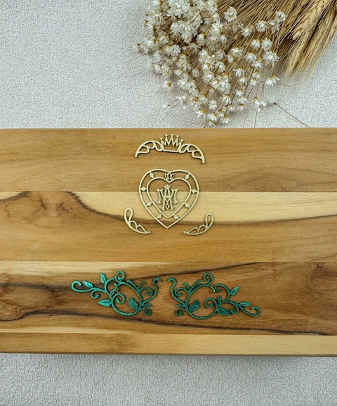 Apliques lonita manto Encantarte - MODELO 4 - comprar online