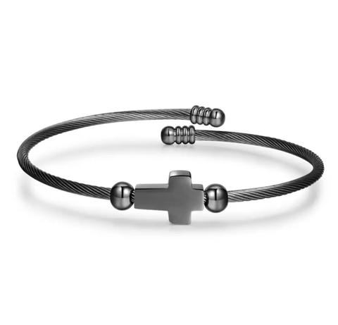 Bracelete Zap Cruz Preto