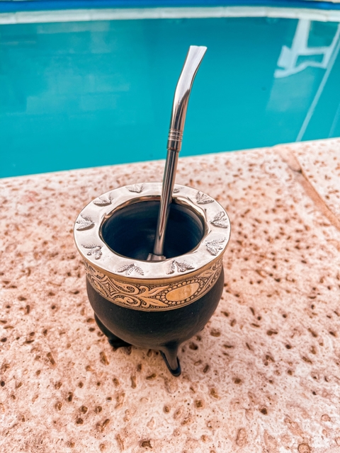 Mate imperial deluxe Acero Inoxidable C/Bombilla