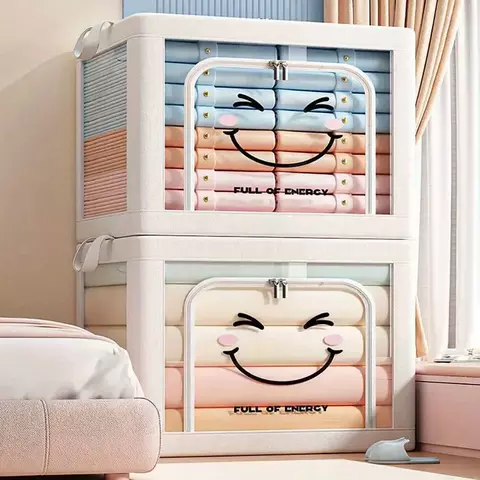 Organizador Rígido Transparente Celeste