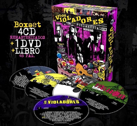 BOXSET LOS VIOLADORES Fundamentales (4 cd + 1 Dvd + 1 Libro)
