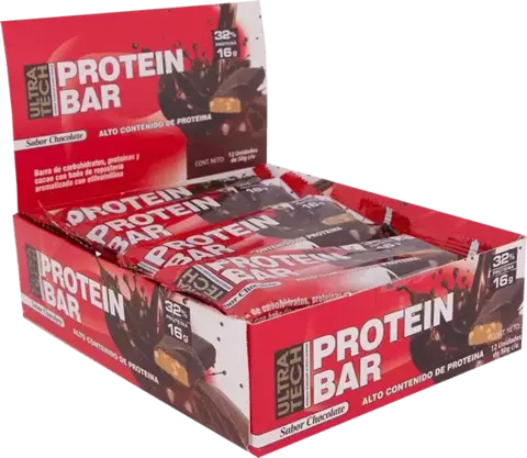 PROTEIN BAR ULTRA TECH CAJA x 12 unidades