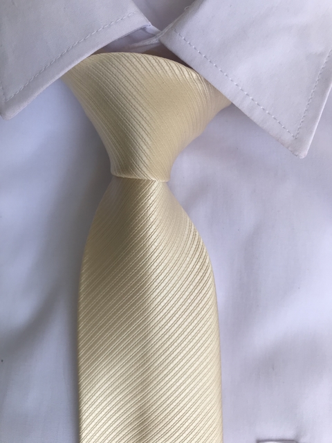 Gravata Champagne Semi Slim