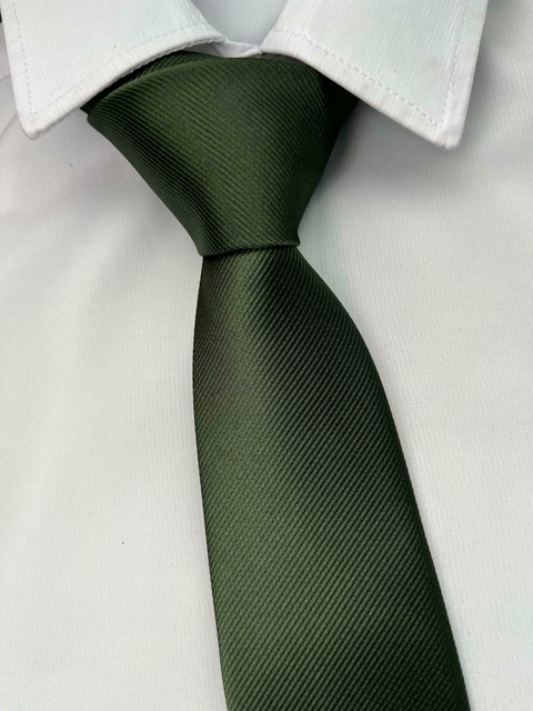Gravata Verde Oliva - ( Slim e Semi Slim) - comprar online