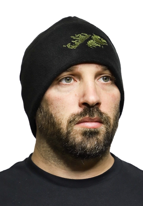 Gorro Micropolar SeaWolf Tactical Bordado Islas Malvinas Verde