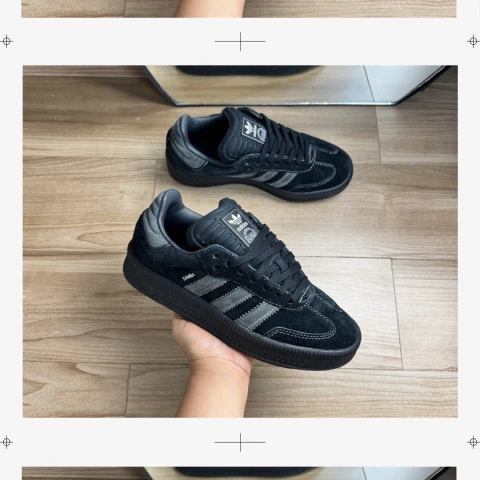 ADIDAS SAMBA XLG PRETO (Camurça) - comprar online