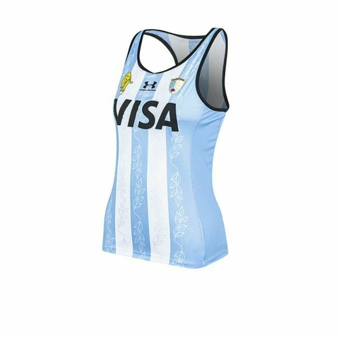 Camiseta Oficial Authentic Mujeres Celeste - Leonas Under Armour