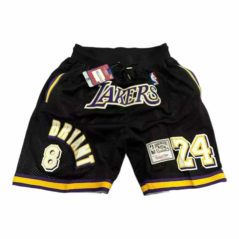 Short Basquet NBA Lakers #24 Bryant