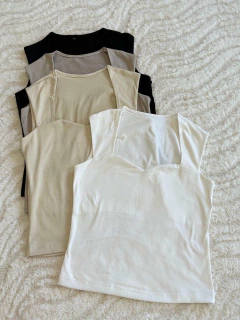 TOP ESCOTE CORAZON *MODAL SOFT* - comprar online