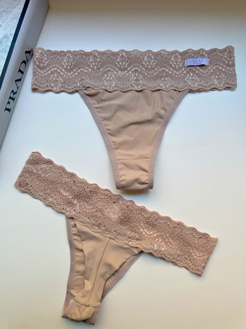 Calcinha Tradicional Lycra Nude