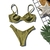 Biquíni Marina Pistache Asa Delta Fio Duplo Marrocos - Aluvie