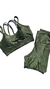 Imagem do Conjunto Dani Verde Militar Short Bolso Elegance