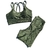 Conjunto Dani Verde Militar Short Bolso Elegance - Aluvie