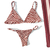 Biquini Basic Zebra Marrom Tira - loja online