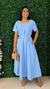 Vestido Geane (Azul) - Thalissia Morais | Moda Evangélica