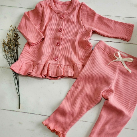 Conjunto unisex Denis coral