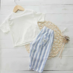 Pantalon Baggy de lino - comprar online