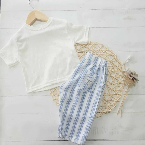 Pantalon Baggy de lino - comprar online