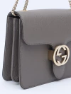 Bolsa Gucci Interlocking G Média Cinza - loja online