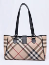 Burberry Nova Check Coated Canvas Tote - Paris Brechó