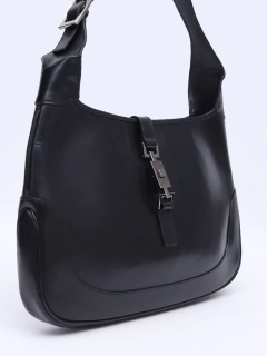 Bolsa Gucci Jackie o Hobo Vintage Preta - Paris Brechó