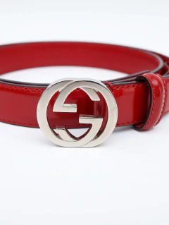 Cinto Gucci Interlocking - TAM 85 - loja online