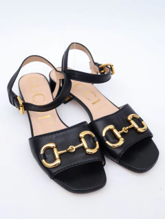 Sandália Gucci Horsebit Preta - comprar online