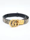 Cinto Gucci GG Canvas Dupla Face - TAM 90 - comprar online