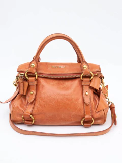 Bolsa Miu Miu Vitello Lux Bow - comprar online