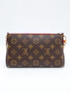 Bolsa Louis Vuitton Monogram Pallas Clutch Noir Canvas
