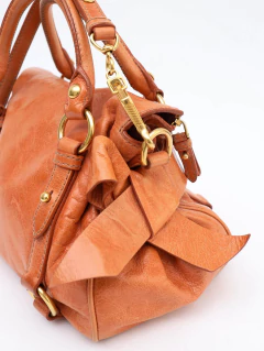 Bolsa Miu Miu Vitello Lux Bow - loja online