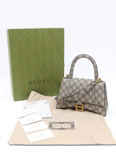 Bolsa Gucci X Balenciaga The Hacker Small Hourglass - Paris Brechó