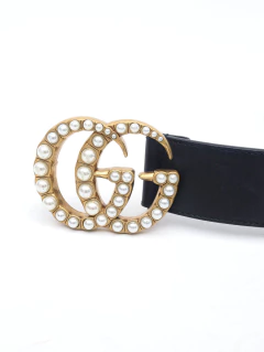 Imagem do Cinto Gucci Pearl GG Marmont