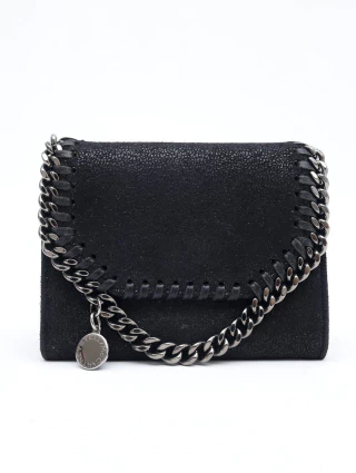 Carteira Stella McCartney Small Falabella Chain-Link Wallet
