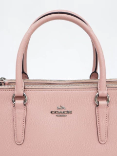 Bolsa Coach Pink Carryall Satchel - Paris Brechó