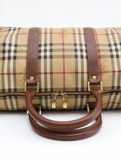 Mala Original Burberry Haymarket Check Duffle